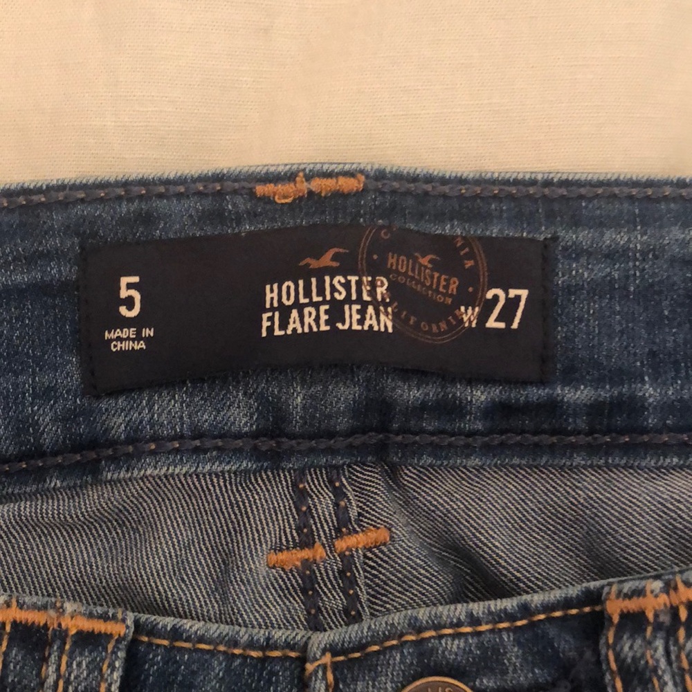 Hollister distressed boot cut jeans - Picture 6 of 6